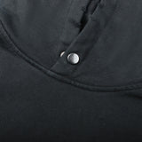 Men Hoodie Washed and Worn Hooded Sweater Men's Loose Plant Flower Print