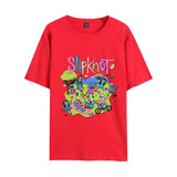 Short sleeve slipknot band crew neck