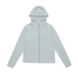 Women Sun Protection Shirt Loose Sunscreen Clothes Girls Summer Casual Hooded Cardigan Long Sleeve