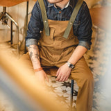 Men Pant Loose Casual Suspender Trousers Men's Pants Retro Overalls
