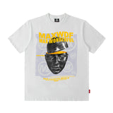 Men T Shirt Printed T-shirt Male and Female Personality Fashion Brand Short Sleeve Hip Hop