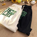 Men Sweatpants Casual Shorts Men's Summer Vintage Embroidered Loose Sports