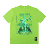 Men T Shirt Personalized Printed Short-Sleeved T-shirt Men and Women Ins Couple Loose Casual
