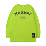 Men's Long Sleeve Shirt Letter Printed Long Sleeve T-shirt Men's Loose Ins Casual Top