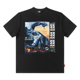 Men T Shirt Men's Hip Hop Loose Short Sleeve T-shirt Astronaut