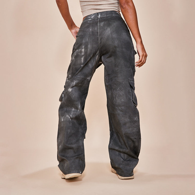 Women Cargo Pants Jeans Women's Stitching Straight