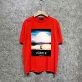 Purple Brand T Shirt Short Sleeve T-shirt Blouse