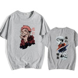 Funny Satoru Gojo Jujutsu Kaisen Tshirt Summer Men Oversized