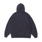 Men Hoodie Letter Printed Hoodie Men's Casual Long Sleeve Loose Wash Pullover Hoodie