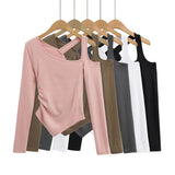 Women T-Shirt Autumn and Winter Women's Tight Long-Sleeved T-shirt