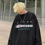 Men Hoodie Sweater Spring and Autumn High Sense Hip Hop Loose Coat
