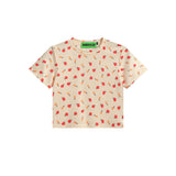 Women T-shirt Short-Sleeved T-shirt Women's Summer Casual round-Neck High Waist