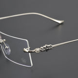 CHH Chrome Hearts Glasses Versatile Ultra Light Radiation Resistant Glasses Frame