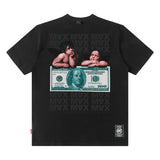 Men's T Shirt Retro Racing Short Sleeve Men's and Women's Hiphop Loose T-shirt