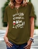 Women's Independence Day T Shirt Pattern Printed Short-Sleeved T-shirt