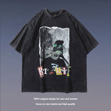 Men T Shirt Billie Eilish Printed Short Sleeve T-shirt Men and Women American Street
