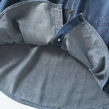 Women T-Shirt Casual Denim Shirt Jacket Autumn Washed Jacket Loose
