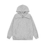 Men Hoodie Sweater Men's Loose Solid Color Casual Sports Hoodie Spring and Autumn