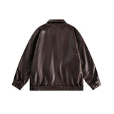 Unisex Jacket Autumn Trendy Leather Coat Women's Clothing
