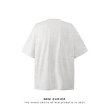 American vintage street T-shirt retro men's summer loose casual half-sleeved shirt