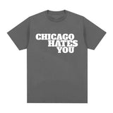 Chief Keef T Shirt Rapper Chief Keef Chicago Hates You Same Style T-shirt Men F