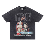 Mike Tyson T Shirt Vintage Loose Short Sleeve
