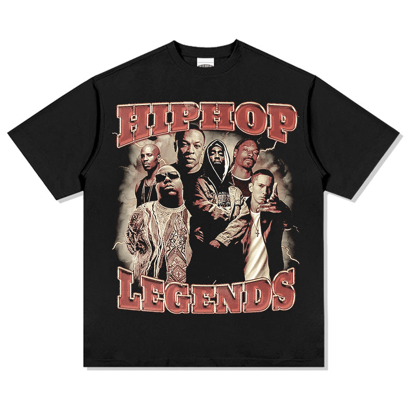 Detroit Eminem T Shirt Eminem Character Print Garden Crew Neck T Shirt