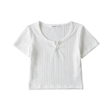 Women T-Shirt Knitwear Women's Summer Loose Short Sleeves T-shirt