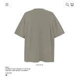 American vintage street T-shirt pure cotton men's and women's summer loose