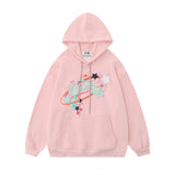 Men Hoodie Printed Foam Hooded Sweater Men's Autumn and Winter Loose Casual