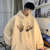 Men Hoodie Hooded Sweater Men Spring and Autumn Fashion Brand Loose Casual