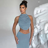 Women Co-Ord Set Women's Autumn Leisure Vest Slim Fit Long Dress