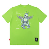 Men T Shirt Printed Fashion Brand Short Sleeve T-shirt Men and Women Couple Loose