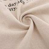 Men Hoodie Printed Bottoming round Neck Sweater Spring and Autumn Loose Casual Long Sleeves T-shirt