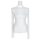 Women Long Sleeve Shirt Women's Slim Fit Outerwear Autumn