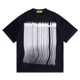 Men's T Shirt Printed Short-Sleeved T-shirt Men's and Women's Graffiti Style Loose