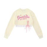 Women Hoodie Sweater Women's Autumn Leisure Letters Print round Neck Long Sleeve