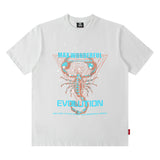 Men T Shirt Printed Short-Sleeved T-shirt Men and Women Couple Hiphop Summer
