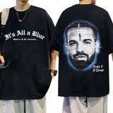 Rapper Drake Graphic Print T-shirt Men's T-shirt