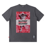 Men T Shirt Printed Fashion Brand Short Sleeve T-shirt Men and Women Couple Loose
