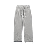 Men Sweatpants Striped Ice Silk Pants Men's Summer