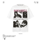 American vintage street T-shirt loose cotton men's vintage