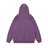 Men Hoodie Simple Embroidered Letter Hooded Sweater