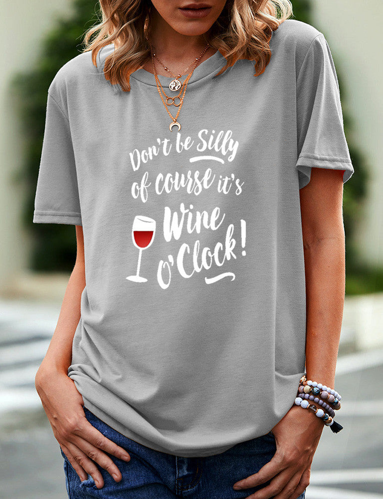 Women's Independence Day T Shirt Pattern Printed Short-Sleeved T-shirt