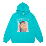 Men Hoodie Printed Hoodie Men's Autumn and Winter Leisure Loose Sports Hoodie