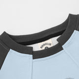 Women Hoodie Patchwork round Neck Short Heart Printing Autumn Long Sleeve