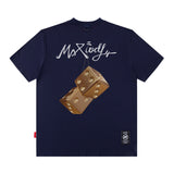 Men T Shirt Printed Short-Sleeved T-shirt Men's Summer Retro Loose