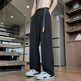 Men Sweatpants Men's Summer High Street Loose Sports Pants All-Matching