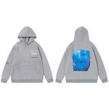 Travis Scott Hoodie Portrait Print Loose Hooded Sweater