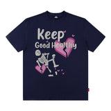 Men T Shirt Short Sleeve T-shirt Men and Women Loose